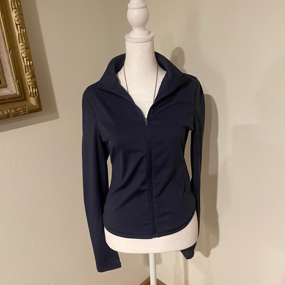 Aralina Navy Long Sleeve Active Jacket - Picture 3 of 4